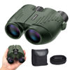 Picture of 20X25 Compact Binoculars for Adults and Kids,Large Eyepiece Waterproof Binocular，Easy Focus Small Binoculars for Bird Watching,Hiking and Concert, Green