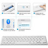 Picture of OMOTON Bluetooth Keyboard for Mac, Compact Wireless Keyboard Compatible with MacBook Pro/Air, iMac, iMac Pro, Mac Mini, Mac Pro Laptop and PC (Silver)