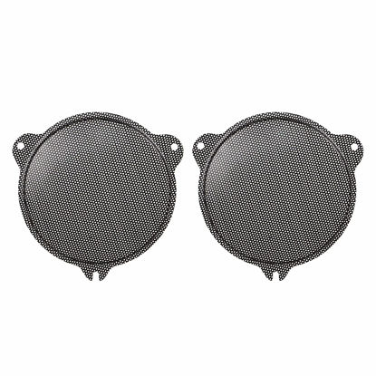 Picture of XMMT Black Metal Batwing Fairings Front Mesh Speaker Grill Replacement for Harley Touring Electra Street Glide Ultra Limited & Trike 2014-2023