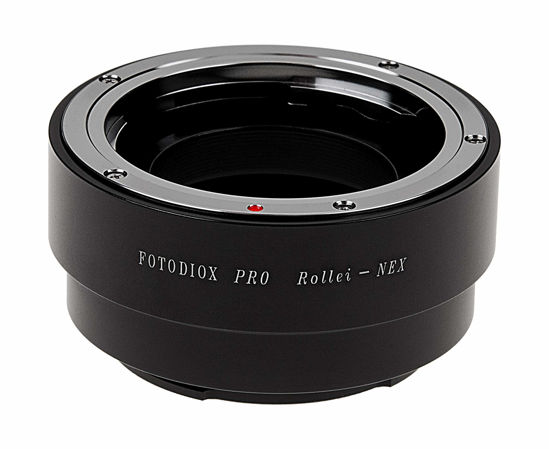 Picture of Fotodiox Pro Lens Mount Adapter, for Rollei 35mm lens to Sony NEX E-Mount Mirrorless Cameras