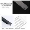 Picture of 1U 2U 3U Blank Rack Mount Panel, Spacer Black Rack Mount Cover Support bar for Enclosure Network Cabinet Cable Management Bar Slot (1U 2U 3U)