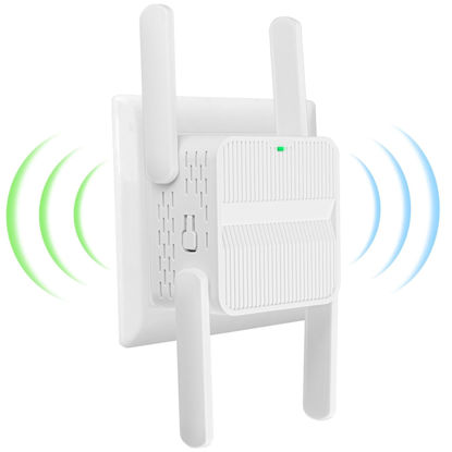 Picture of NetBoost, Net Boost pro WiFi Extender 2024, Netboost WiFi Extender Signal Booster, WiFi Range Extender 1200Mbps, 9998 Sq.ft Long Range Internet Extender Dual Band 2.4&5GHz for Home 360° Full Coverage