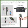 Picture of Manbily Camera Monopod Aluminum Portable Compact Lightweight Travel Monopod with Carrying Bag Walking Stick Handle,for DSLR Canon Nikon Sony Video Camcorder (Aluminum, Green&Black)