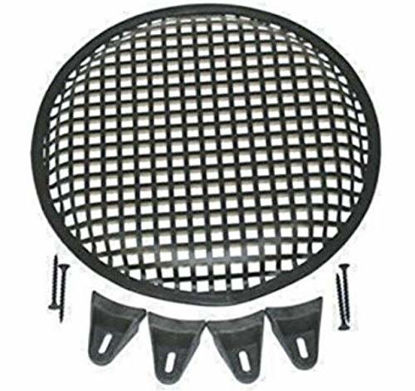 Picture of 2 Patron 10" SubWoofer Metal Mesh Cover Waffle Speaker Grill Protect Guard DJ