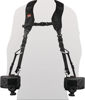 Picture of ztowoto Camera Strap Double Shoulder Camera Strap Harness Quick Release Adjustable Dual Camera Tether Strap with Safety Tether and Lens Cleaning Cloth for DSLR SLR Camera