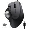 Picture of ELECOM Ergonomic Comfort Design Trackball IST Wired USB-A Connection, Smooth Tracking with Ruby Ball Bearing, 36mm Ball, Thumb Control, Compatible for Windows, PC, and Mac Black (M-IT10URBK)