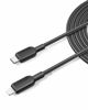 Picture of Anker iPhone Fast Chargin Cable, 310 USB-C to Lightning Braided Cable(2pack,10ft, Black), MFi Certified, Fast Charging Cable for iPhone 14 Plus 14 14 Pro Max 13 13 Pro iPhone 12 (Charger Not Included)