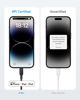 Picture of Anker iPhone Fast Chargin Cable, 310 USB-C to Lightning Braided Cable(2pack,10ft, Black), MFi Certified, Fast Charging Cable for iPhone 14 Plus 14 14 Pro Max 13 13 Pro iPhone 12 (Charger Not Included)