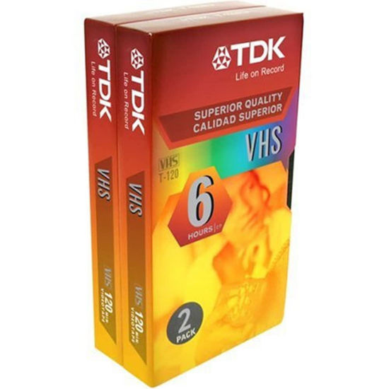 Picture of TDK 2-Pack VHS Tapes (ST120XPS2)