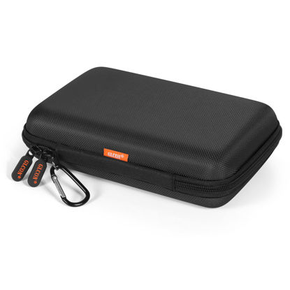 Picture of Shockproof Hard Shell Carrying Case for GPS, External Hard Drive, Power Bank, Charger, Cable, Heart Monitor, Cell Phone, Electronic Accessories - Larger Capacity Storage Pouch Travel Bag