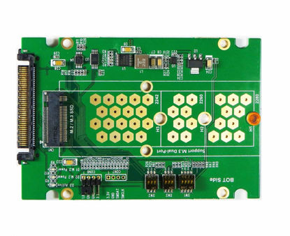 Picture of Micro SATA Cables PCIe Gen 4 16GT/s Gen-Z (SFF-8639) to M.2 NVMe Adapter