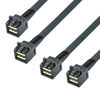 Picture of 10Gtek# 12G Internal Mini SAS HD SFF-8643 to SFF-8643 Cable, with Sideband, 100-Ohm, 1-m(3.3ft), 2 Pack