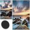 Picture of K&F Concept 62mm Magnetic ND1000 Lens Filter (10-Stop Fixed Neutral Density Filter) Magnetic Basic Ring + Filter Cap with 28 Multi-Layer Coatings for Camera Lens (Nano-X Series)