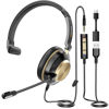 Picture of Headset with Mic, USB Headset with Microphone, Computer Headset with Noise Cancelling Microphone for Laptop PC, Mute in-line Controls