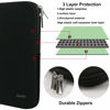 Picture of Laptop Sleeve Case 14 Inch, Resistant Neoprene Sleeve/Notebook Computer Pocket Case/Tablet Briefcase Carrying Bag for inch HP, Lenovo, Asus Notebook, Ultrabook, Black