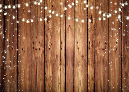 Picture of Alltten 7X5FT Brown Wood Backdrops for Photography Vintage Brown Background Thin Vinyl Material Applicable to Baby Shower Banners Photo Booth Studio Props F1