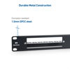 Picture of Cable Matters Rackmount 1U 19” Blank Fiber Patch Panel with LGX Adapter Slots in Black