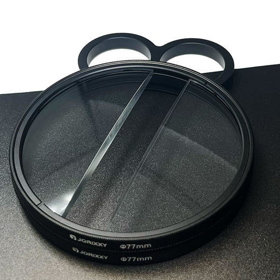 Picture of Jorixxy 77mm Handheld Split Diopter Glass Prism Handheld Effects Filters SLR Photography Accessories