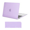 Picture of MOSISO Compatible with MacBook Air 13 inch Case 2022 2021 2020 2019 2018 Release A2337 M1 A2179 A1932 Touch ID, Plastic Hard Shell Case & Keyboard Cover for MacBook Air 13.3 inch Case, Light Purple