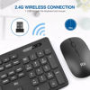 Picture of Wireless Keyboard and Mouse Combo - Rii Standard Office for Windows/Android TV Box/Raspberry Pi/PC/Laptop/PS3/4 (1PACK)