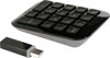 Picture of Targus Wireless Numeric Keypad, Black - Nano USB Receiver, Full-Size Keys for Increased Accuracy, Battery Life Indicator - Supports Windows, macOS, and Chromebook (AKP11US)