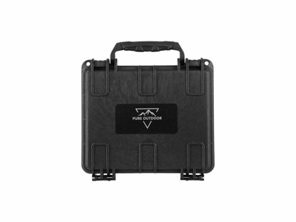 Picture of Monoprice Weatherproof Hard Case - With Customizable Foam, 7 x 6 x 2 Inch, Black - Pure Outdoor Collection