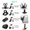 Picture of Accessories Kit for Insta360 One X4/X3/X2/X, One R, X and GoPro Hero 9,New Quick Release Head Strap Mount + Chest Mount Harness + Backpack Clip Holder + 360°Rotating Wrist Strap