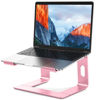 Picture of BESIGN LS03 Aluminum Laptop Stand, Ergonomic Detachable Computer Stand, Riser Holder Notebook Stand Compatible with Air, Pro, Dell, HP, Lenovo More 10-15.6" Laptops, Pink