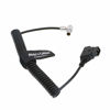 Picture of Alvin's Cables Right Angle 2 Pin Male to D-tap Coiled Cable for SmallHD Monitor| Teradek