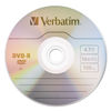 Picture of Verbatim 95102 DVD-R Discs, 4.7GB, 16x, Spindle, Silver, 100/Pack