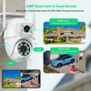 Picture of 【Dual Lens Linkage】Wireless Security Camera Outdoor, 6MP WiFi PTZ Security Camera,Outdoor Camera Wireless,360°View,IP66 Waterproof,Human Detection&Tracking,Night Vision,24/7 Record,CORDED POWER