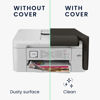 Picture of kwmobile Dust Cover Compatible with Brother MFC-J1010DW - Printer Case - Fabric Protector Cover - Dark Grey