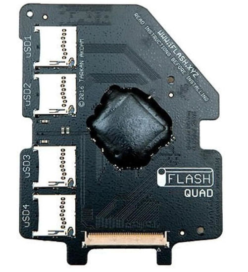 Picture of [iFlash - Quad, Quad MicroSD Adapter for the iPod Conversion Adapter [Genuine]