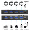 Picture of USB 3.0 Switch Selector 4 Port,MLEEDA KVM Switcher 4 Computers Sharing 4 USB Devices,USB Peripheral Switcher for Keyboard Mouse Printer Scanner,with Wired Remote Button and 4 USB 3.0 Cable