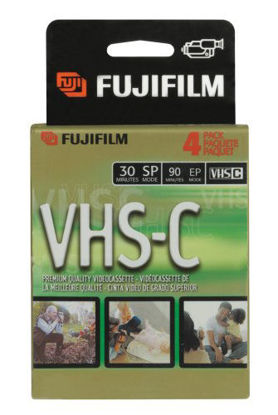 Picture of Fuji PRO TC-30 Recordable VHS Cassette Tapes (4 Pack h/t)