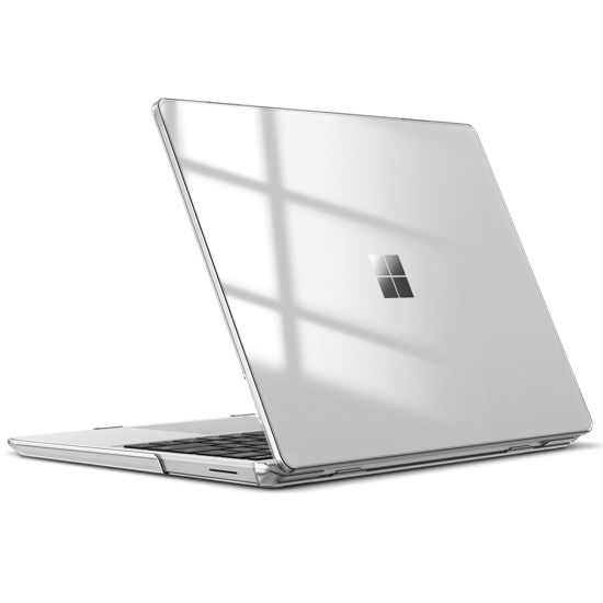 Picture of Fintie Case for 12.4 Inch Microsoft Surface Laptop Go 3 (2023) / Surface Laptop Go 2 (2022) / Surface Laptop Go (2020) Model: 2013 1943 - Protective Snap On Hard Shell Cover, Crystal Clear