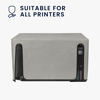 Picture of kwmobile Dust Cover Compatible with Epson Eco Tank ET-3850 / Eco Tank ET-4856 - Printer Case - Fabric Protector Cover - Light Grey