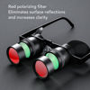 Picture of Zoom Optics Binocular Glasses, 10X Zoom Opera Glasses, Binoculars Glasses with Polarized Lens Handsfree Adjustable HD Optical Telescope Glasses for Fishing Bird Watching