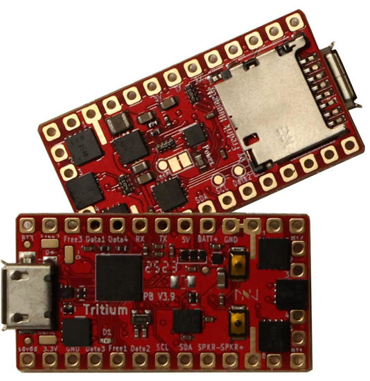 Picture of Proffieboard V3.9 - Open Source Lightsaber Sound Board (Without 16GB Micro SD, Red)