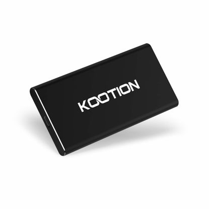 Picture of KOOTION External SSD 500GB USB 3.1 Type-c Portable SSD High-Speed Solid State Drive Ultra-Slim, Read up to 500MB/s & Write up to 450MB/s