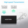 Picture of KOOTION External SSD 500GB USB 3.1 Type-c Portable SSD High-Speed Solid State Drive Ultra-Slim, Read up to 500MB/s & Write up to 450MB/s