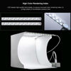 Picture of Photo Light Box 10" Portable Folding Photography Light Tent kit with 2 Light Bar -40pcs LED Light and 6 Kinds Color Backgrounds for Small Size Items (10 inch - White)