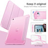 Picture of VIKESI for iPad 10th Generation Case 10.9 inch Released in 2022, Matte Slim Hard Back, Soft TPU Frame, Pencil Holder and Auto Sleep/Wake Cover for iPad 10 Gen - Pink