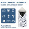 Picture of Walking Way Protective Wrap, Self-Adhesive Magic Cloth Camera Wrap, Universal Storage Cloth, Anti-Scratch, Dustproof, Washable Lens Pouch for DSLR, Smartphones, Laptops, Cosmetic, Household Items