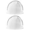 Picture of HOMSFOU 2 Pcs Universal Sun Rain Shade Camera Covers Shield Camera Protective Covers for Outdoor Security Cameras White