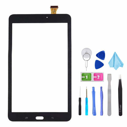 Picture of T Phael Black Touch Screen Replacement for Samsung Galaxy Tab E 8.0 T377 Digitizer SM-T377 T377A T377V T377P T377T (Not Include LCD)