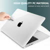 Picture of May Chen Compatible with M3 MacBook Air 13.6 inch Case 2022 2023 2024 A3113 A2681 M2 Chip, Plastic Hard Shell Case for MacBook Air 13.6" with Liquid Retina Display Fits Touch ID, Crystal Clear