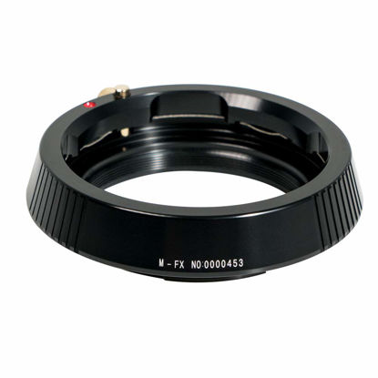 Picture of TTArtisan Lens Adapter/Converter Ring for Leica M Mount Lens to Fuji FX Mount Camera Body Black