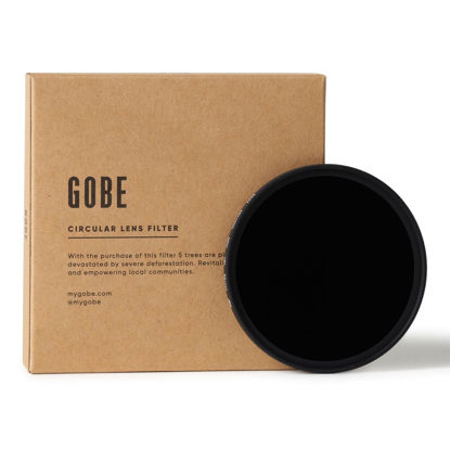 Picture of Gobe 62mm ND1000 Neutral Density Lens Filter, Optical Glass, Black, 10x, Japanese 16-layer Nano-coating, Magnalium Frame