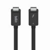 Picture of Belkin Thunderbolt 4 Cable (1M, 3.3ft Power Cable), USB-C to USB-C Cable w/ 100W Power Delivery, USB 4 Compliant, Compatible with Thunderbolt 3, MacBook Pro, eCPU & More - Intel Thunderbolt Certified